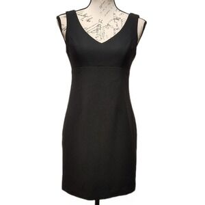 Vintage 90s BCBG‎ Little Black Dress Mini Dress Size 4 Sleeveless Cocktail Party